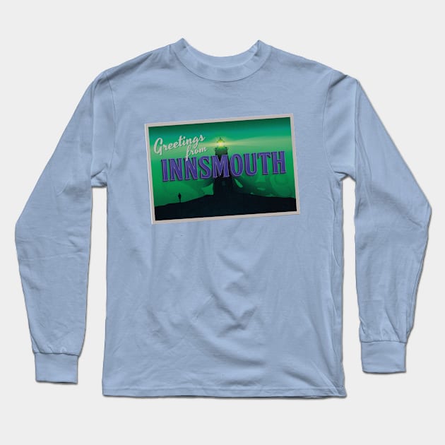 Greetings from Innsmouth Long Sleeve T-Shirt by Tales to Terrify